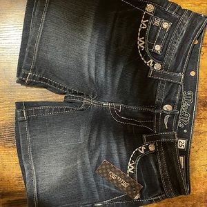 Miss me shorts size 25 new with tags